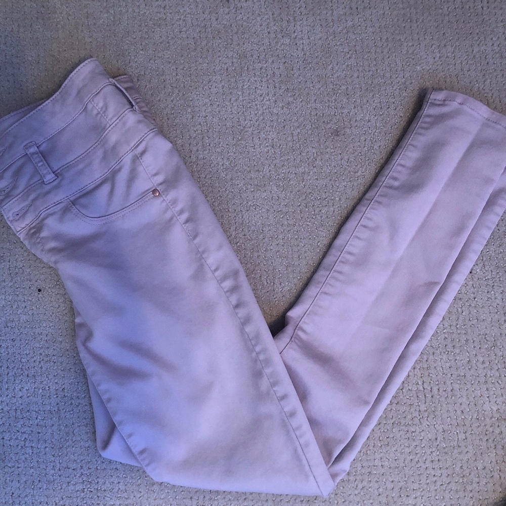 Pink jeans
